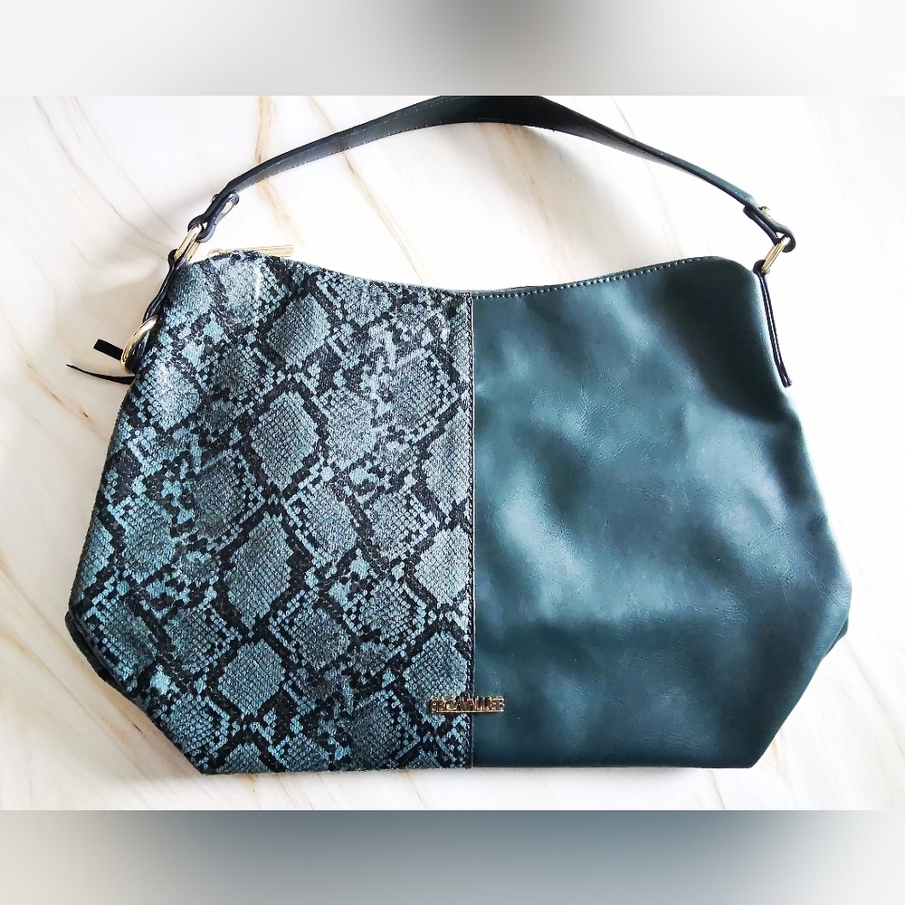 Roberto Cavalli Purse, green, like new
